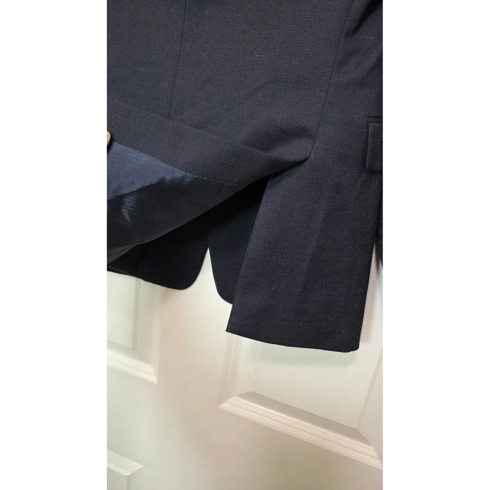 Joseph Abboud Blazer‎ Boys 12R Navy Blue 100% Wool 2-Button Suit Jacket Formal